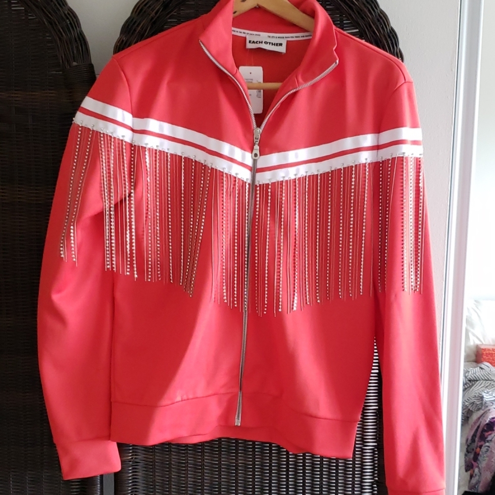 Designer "Bedazzled track suit"